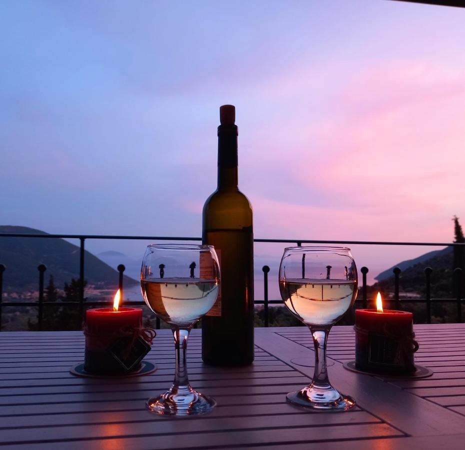 Vasiliki View Villa Agios Petros  ภายนอก รูปภาพ